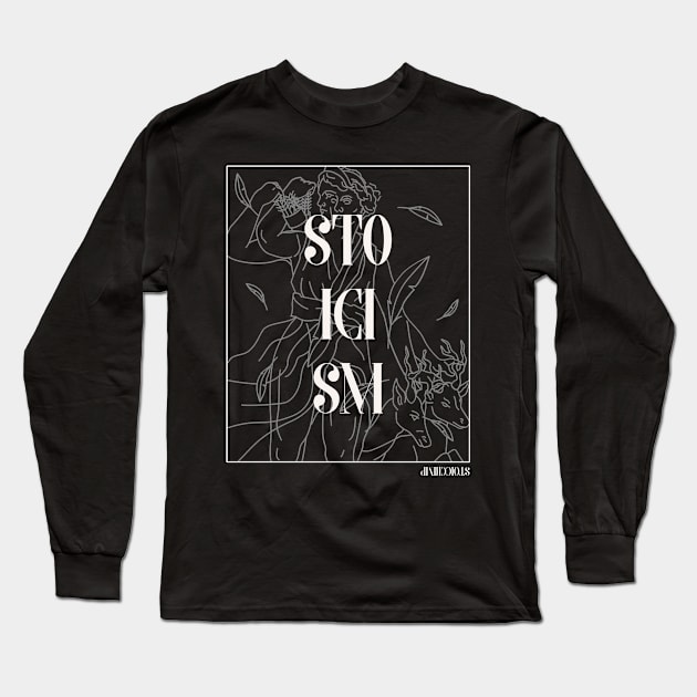 Stoicism Long Sleeve T-Shirt by StoicChimp